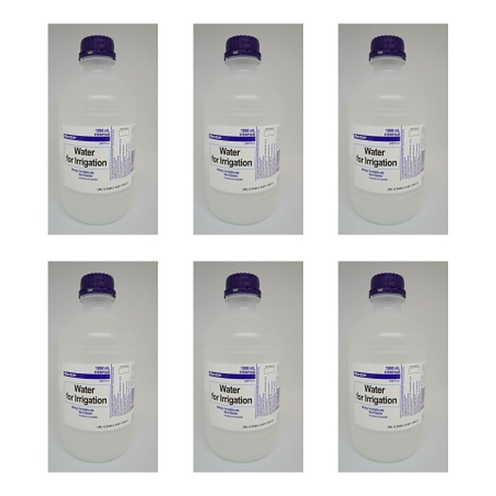 Baxter Steri-Pour Water for Irrigation Solution 1000mL Pack of 6