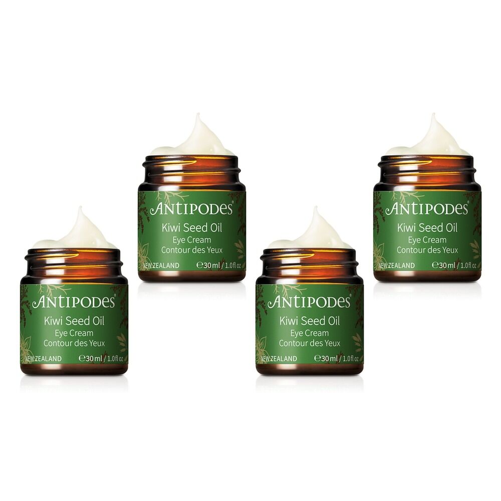 Antipodes Kiwi Seed Oil Eye Cream 30mL Pack of 4