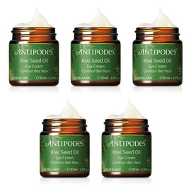 Antipodes Kiwi Seed Oil Eye Cream 30mL Pack of 5