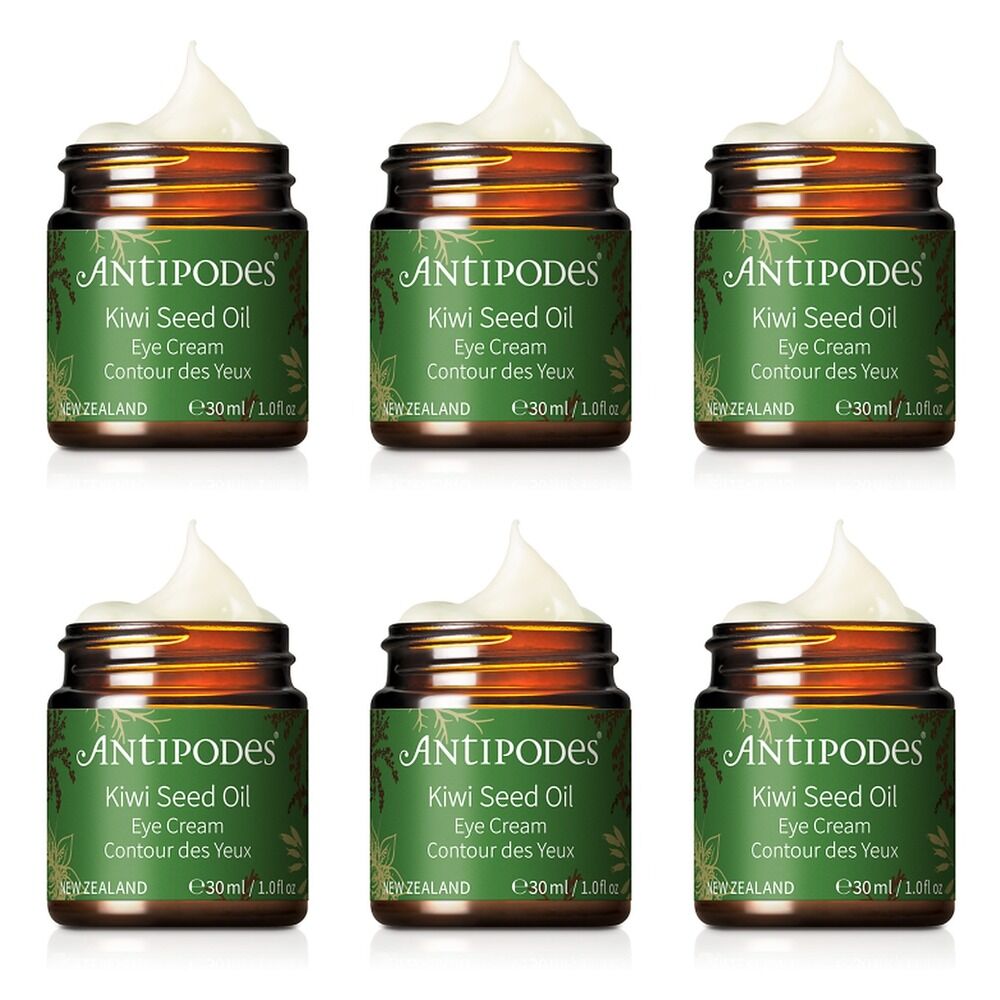 Antipodes Kiwi Seed Oil Eye Cream 30mL Pack of 6