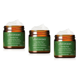 Antipodes Vanilla Pod Hydrating Day Cream 60ml Pack of 3