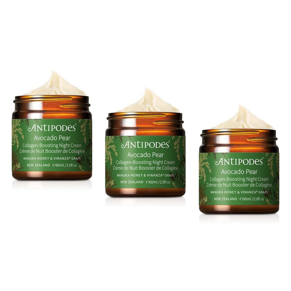 Antipodes Avocado Pear Nourishing Night Cream 60mL Pack of 3