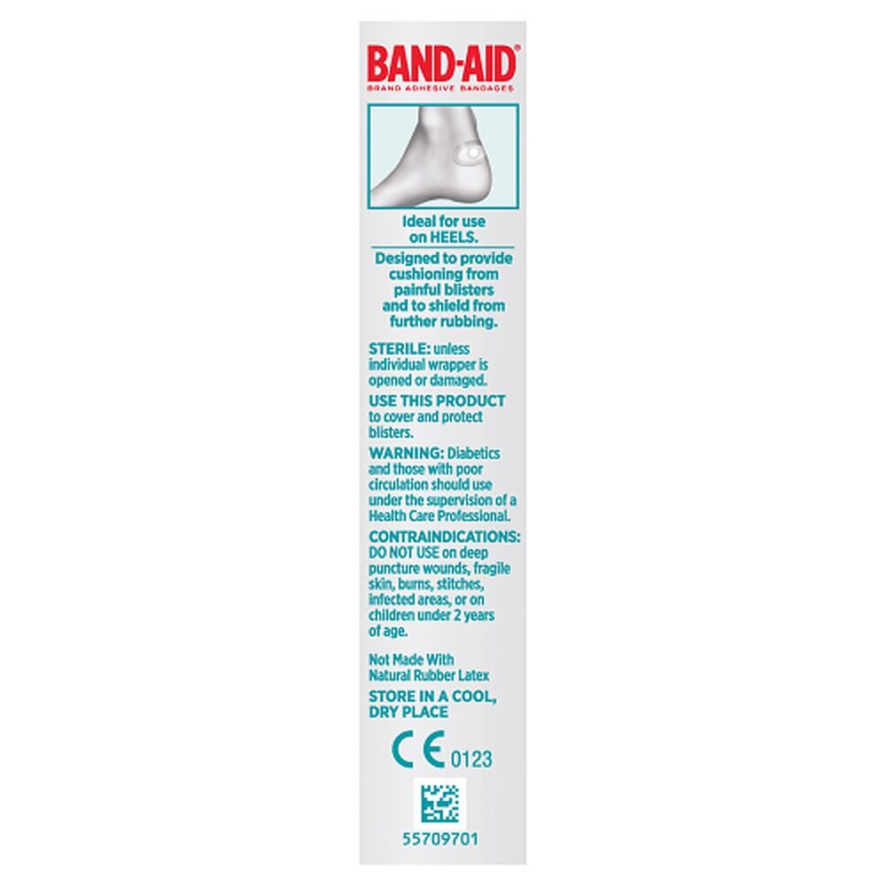 Band-Aid Advanced Healing Hydro Seal Blister Block Gel 4 Pack x 6