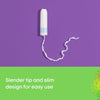 U By Kotex Slim Tampons Mini 16 Pack x 12