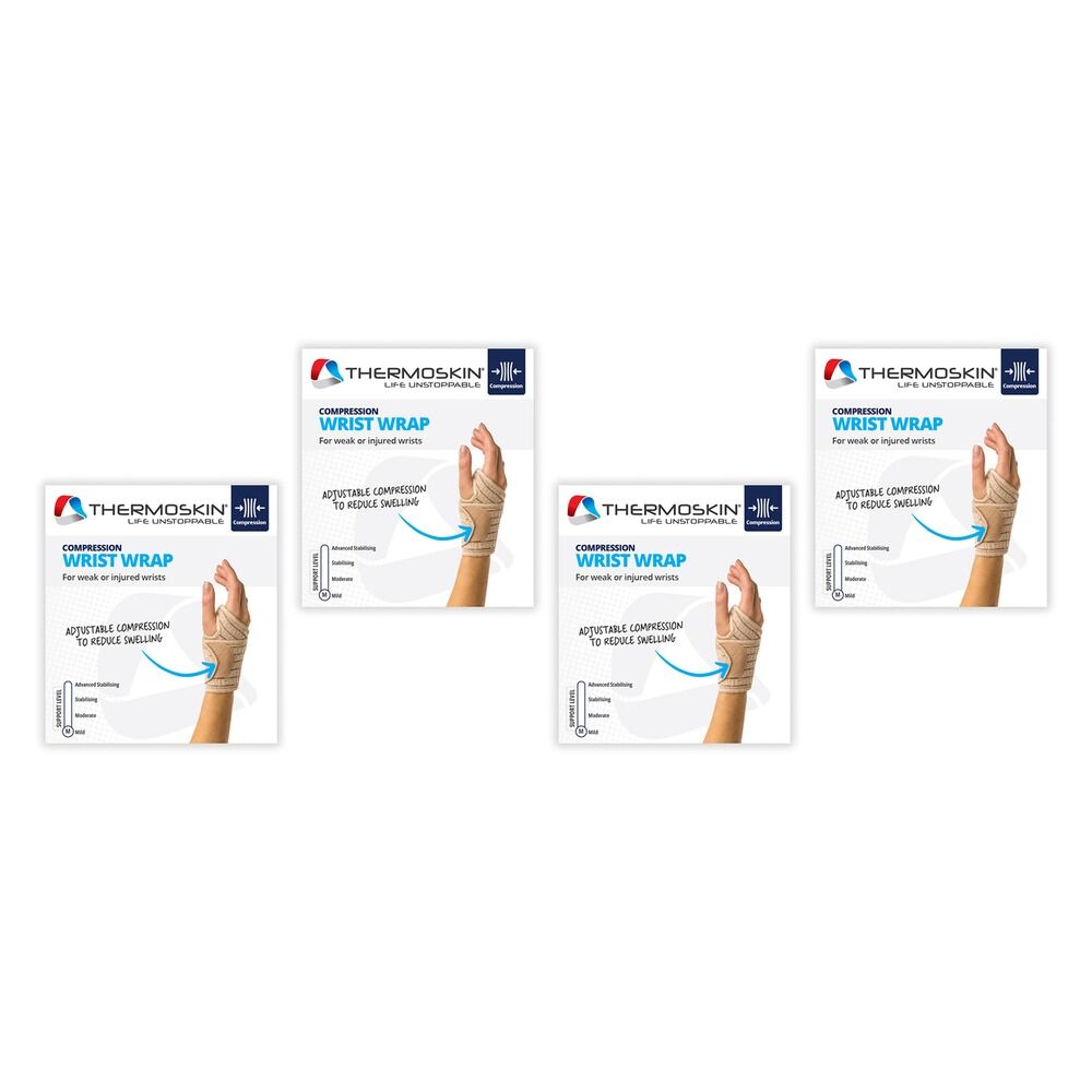 Thermoskin Wrist Wrap Beige Pack of 4