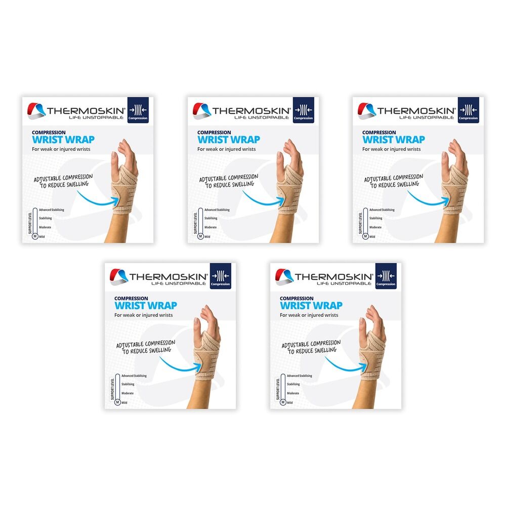 Thermoskin Wrist Wrap Beige Pack of 5