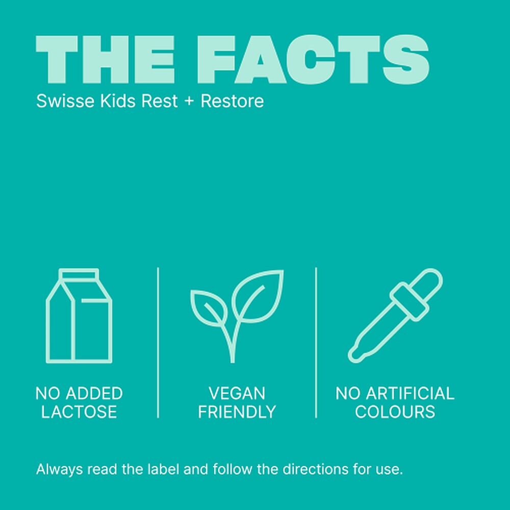 Swisse Kids Rest + Restore 60 Tablets