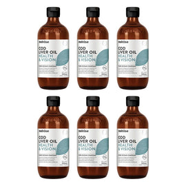 Melrose Cod Liver Oil Health & Vision 500mL Pack of 6