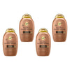 OGX Brazilian Keratin Smooth Shampoo for Dry Hair 385mL Pack of 4