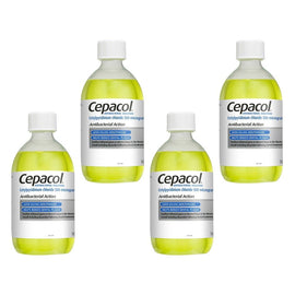 Cepacol Antibacterial Mouthwash Solution 500mL Pack of 4