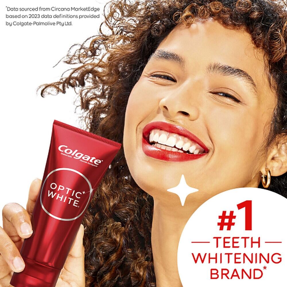 Colgate Optic White Stain Fighter Enamel Care Gentle Mint Toothpaste 140g