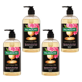 Palmolive Luminous Oils Hand Wash Invigorating Macadamia Oil with Pack of 4