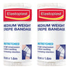 Elastoplast Medium Weight Crepe Bandage 10cm x 1.6m Pack of 2