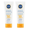 NIVEA SUN Sensitive Protect Sunscreen Lotion SPF50 100mL Pack of 2