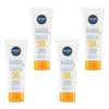 NIVEA SUN Sensitive Protect Sunscreen Lotion SPF50 100mL Pack of 4