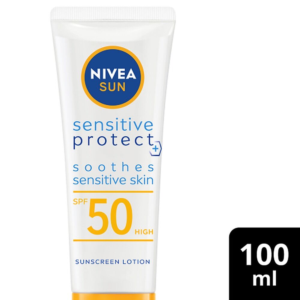 NIVEA SUN Sensitive Protect Sunscreen Lotion SPF50 100mL