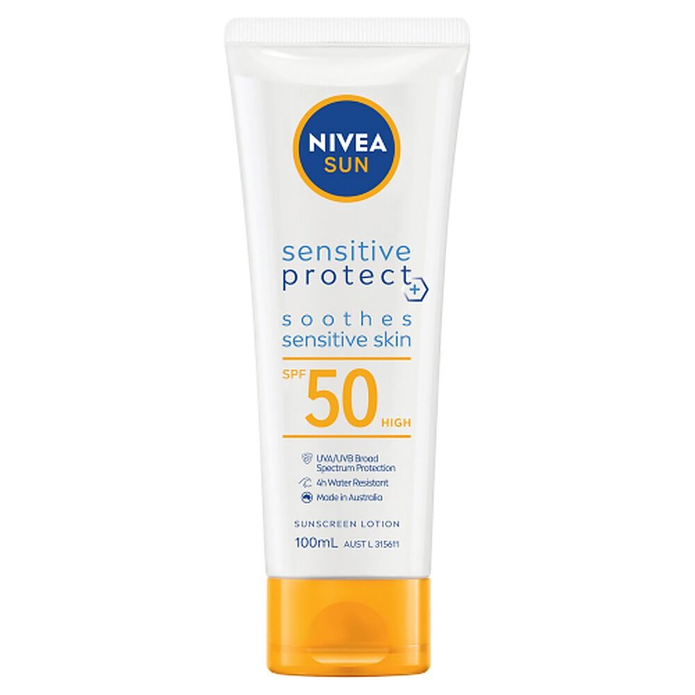 NIVEA SUN Sensitive Protect Sunscreen Lotion SPF50 100mL