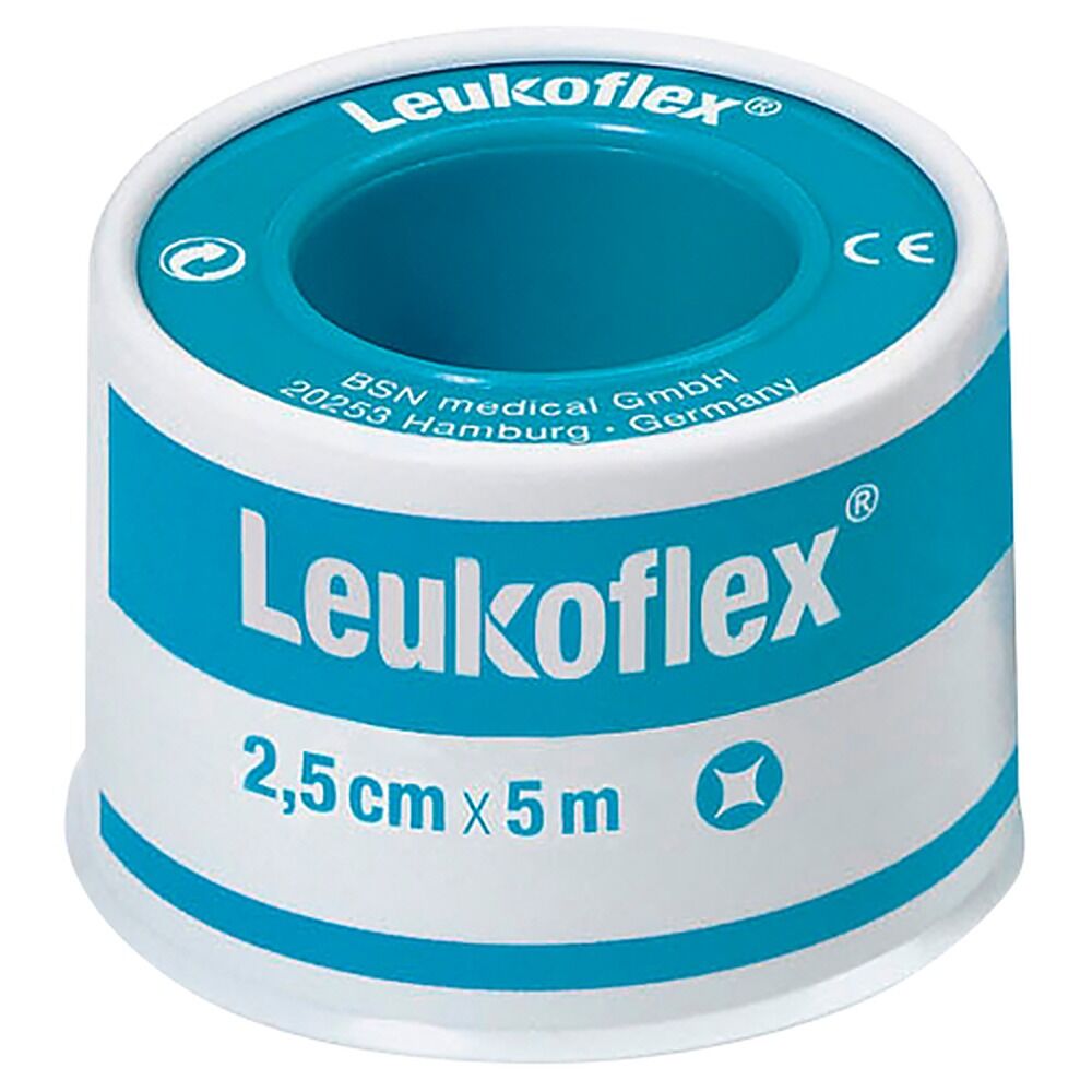 Leuko Leukoflex Low Allergy Adhesive Medical Tape 2.5cm x 5m