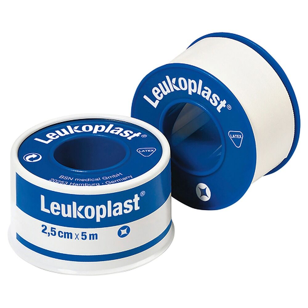 Leuko Leukoplast Waterproof White Medical Tape 2.5cm x 5m