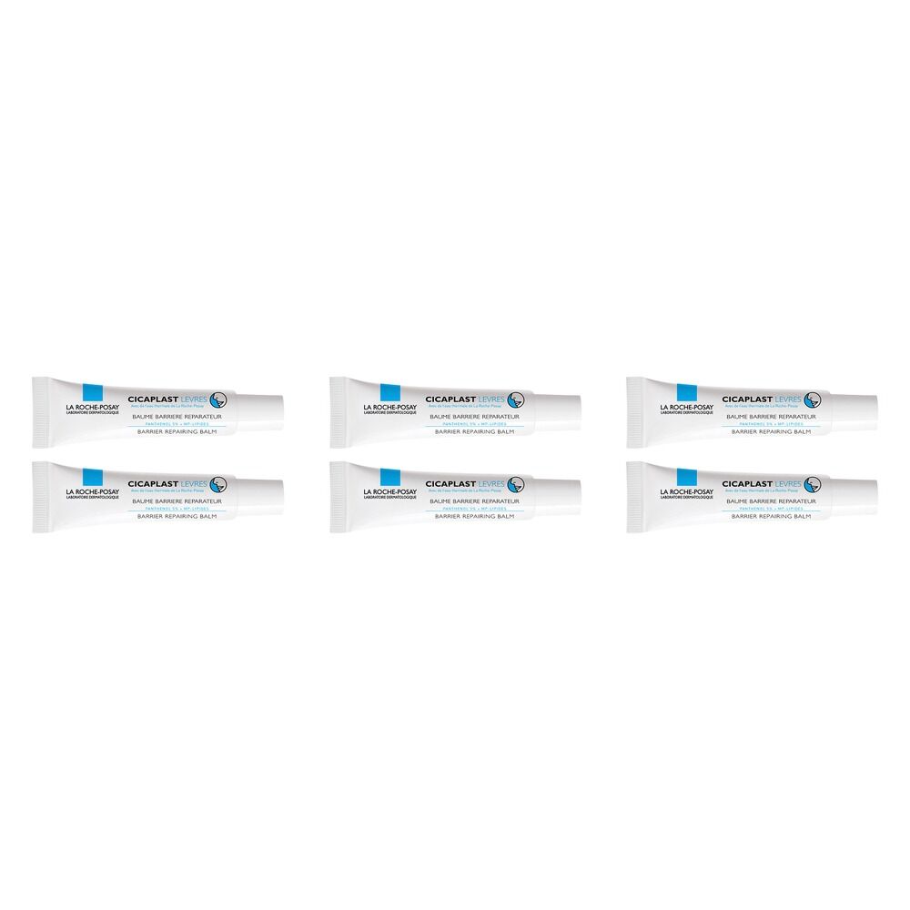 La Roche-Posay Cicaplast Lip Balm 7.5mL Pack of 6