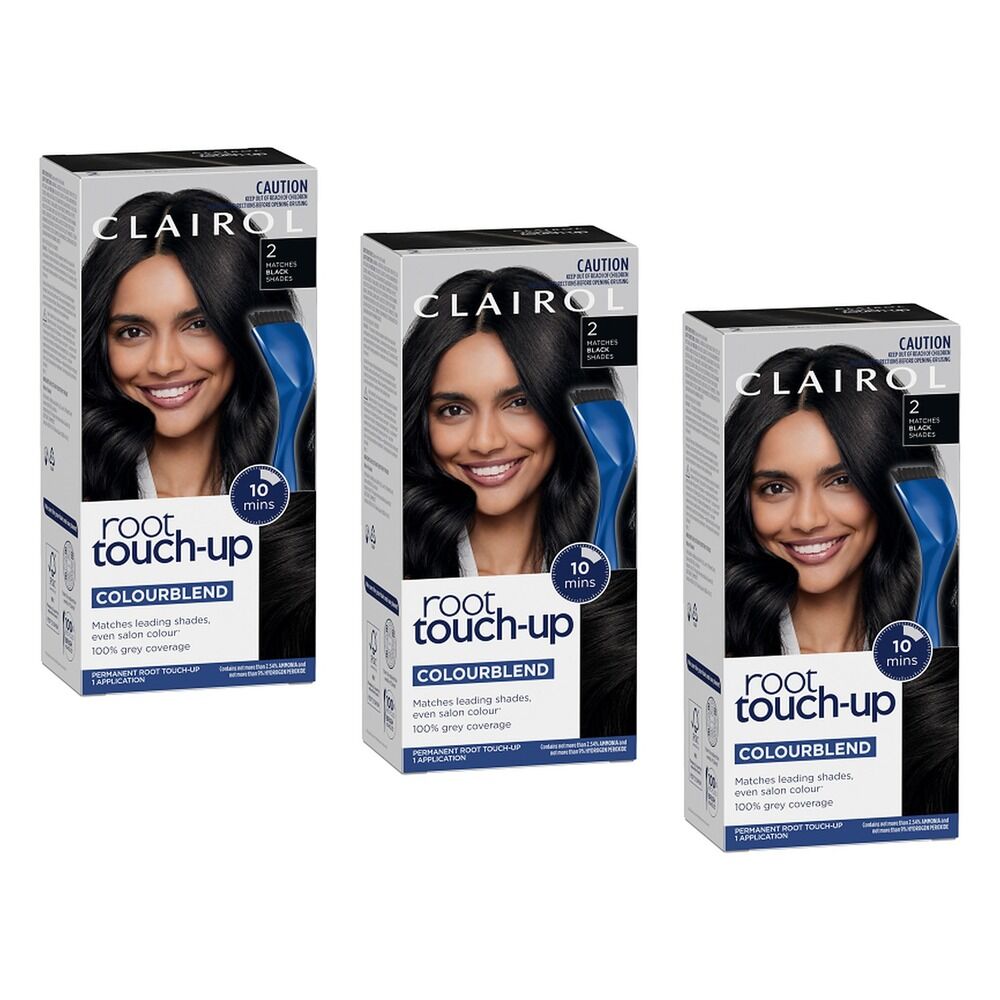 Clairol Root Touch-Up 2 Black Pack of 3