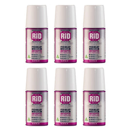 Rid Itch Relief 3in1 Repellent Roll-On 50mL Pack of 6