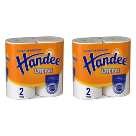 Handee Ultra Paper Towels White 2 Pack x 6 Bundle of 2