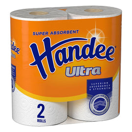 Handee Ultra Paper Towels White 2 Pack x 6