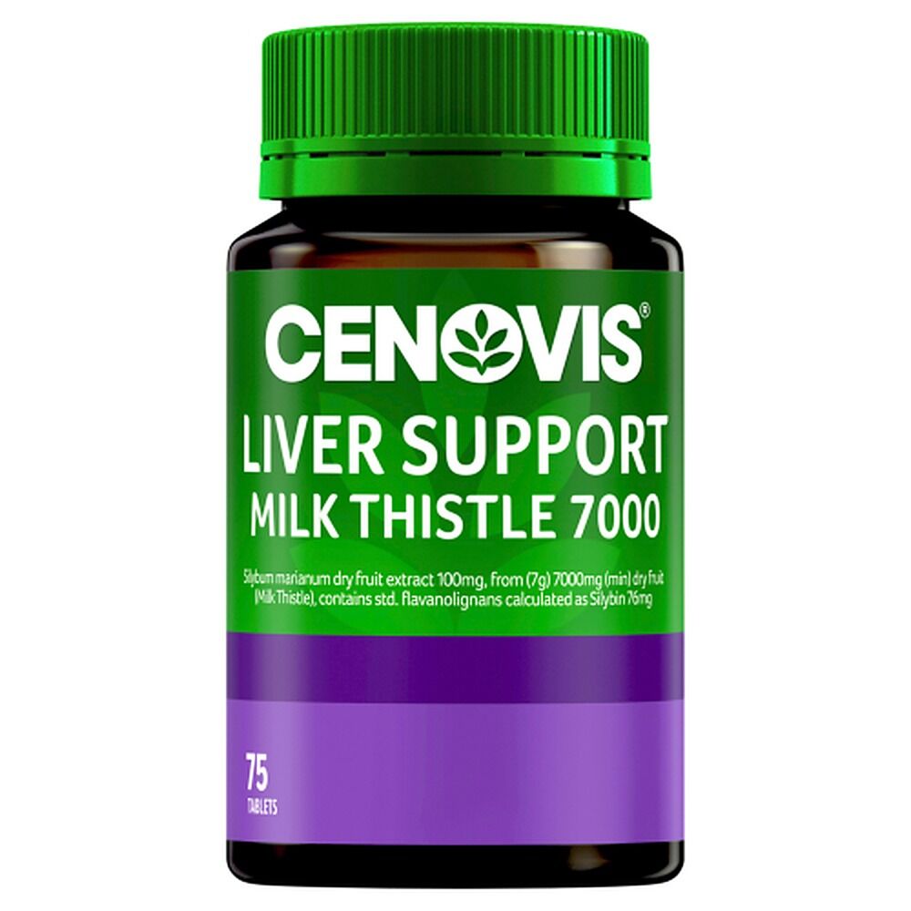 Cenovis Liver Support Milk Thistle 7000 75 Tablets x 3