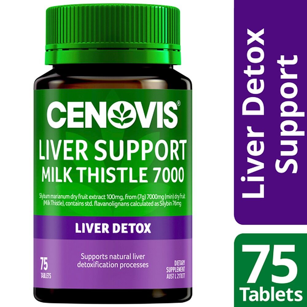 Cenovis Liver Support Milk Thistle 7000 75 Tablets x 3