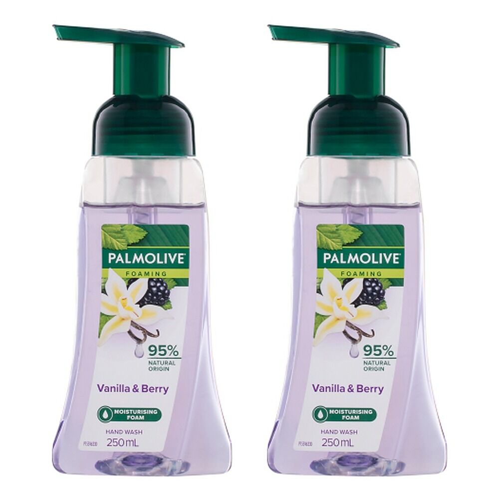 Palmolive Foaming Nourishing Hand Wash Vanilla & Wild Berries 250mL Pack of 2