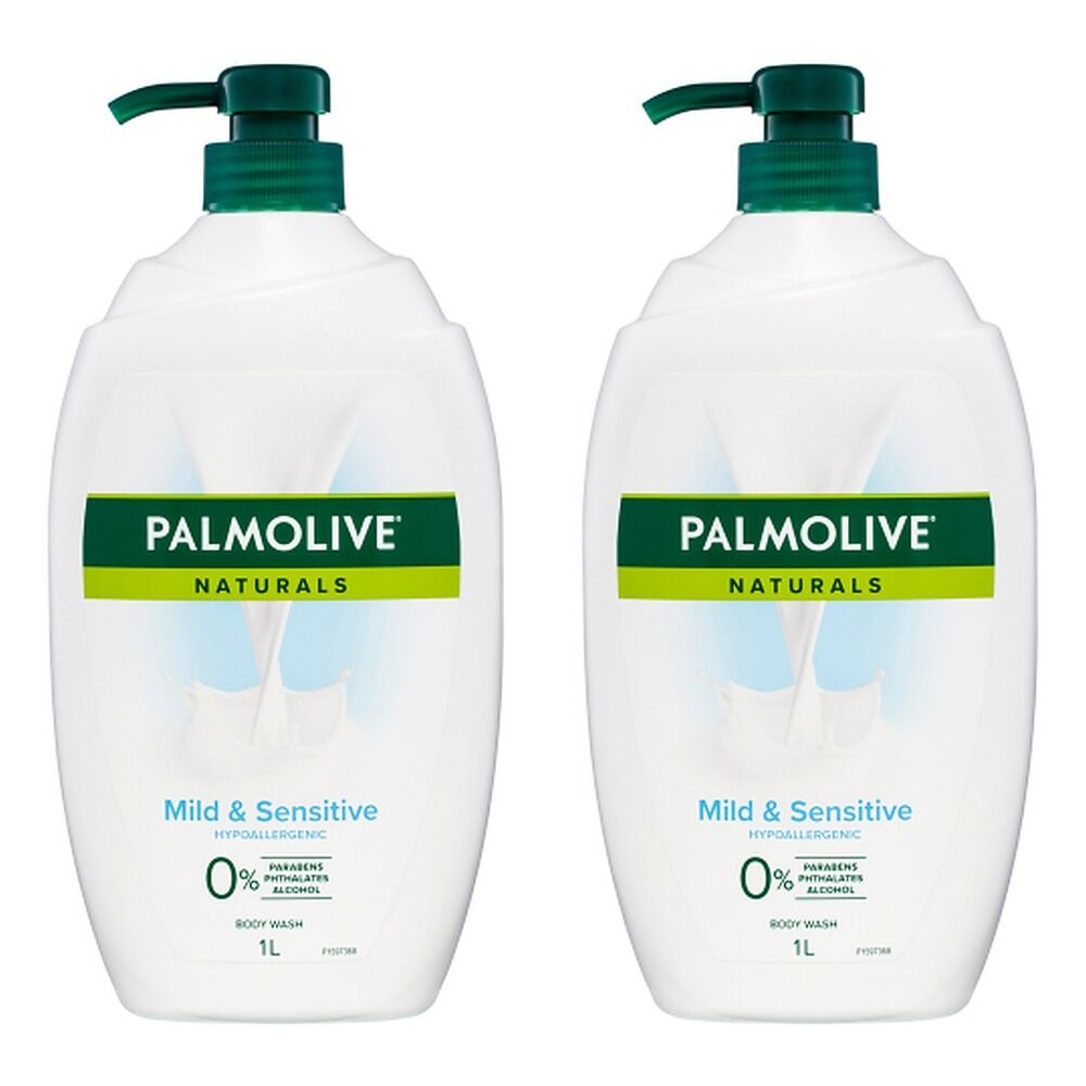 Palmolive Naturals Mild & Sensitive Body Wash 1L Pack of 2