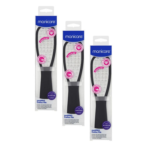 Manicare pediPRO Double-Sided Callus File Pack of 3