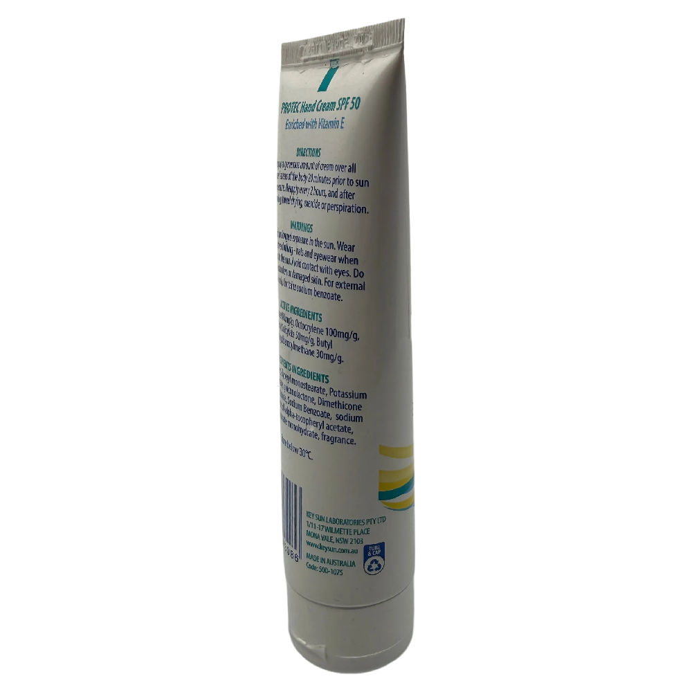 Protec Hand Cream SPF 50 75g Tube