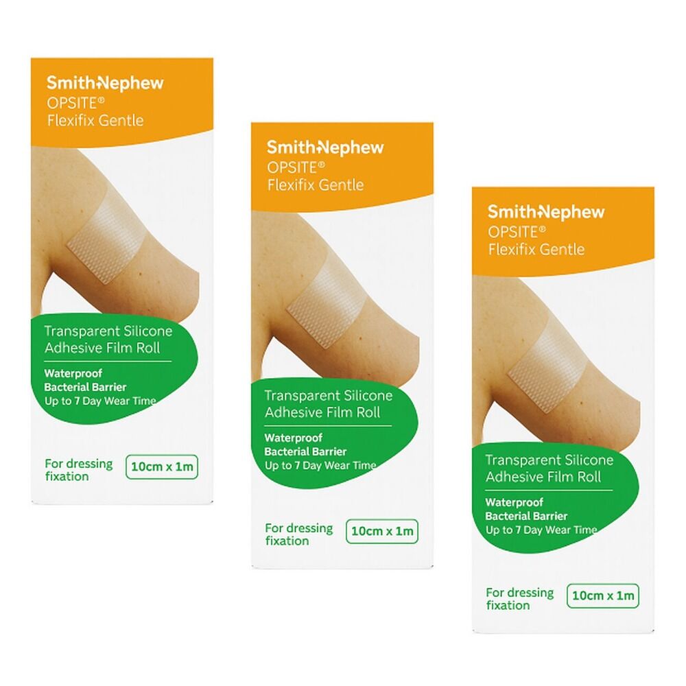Opsite Flexifix Gentle Adhesive Film 10cm x 1m Pack of 3
