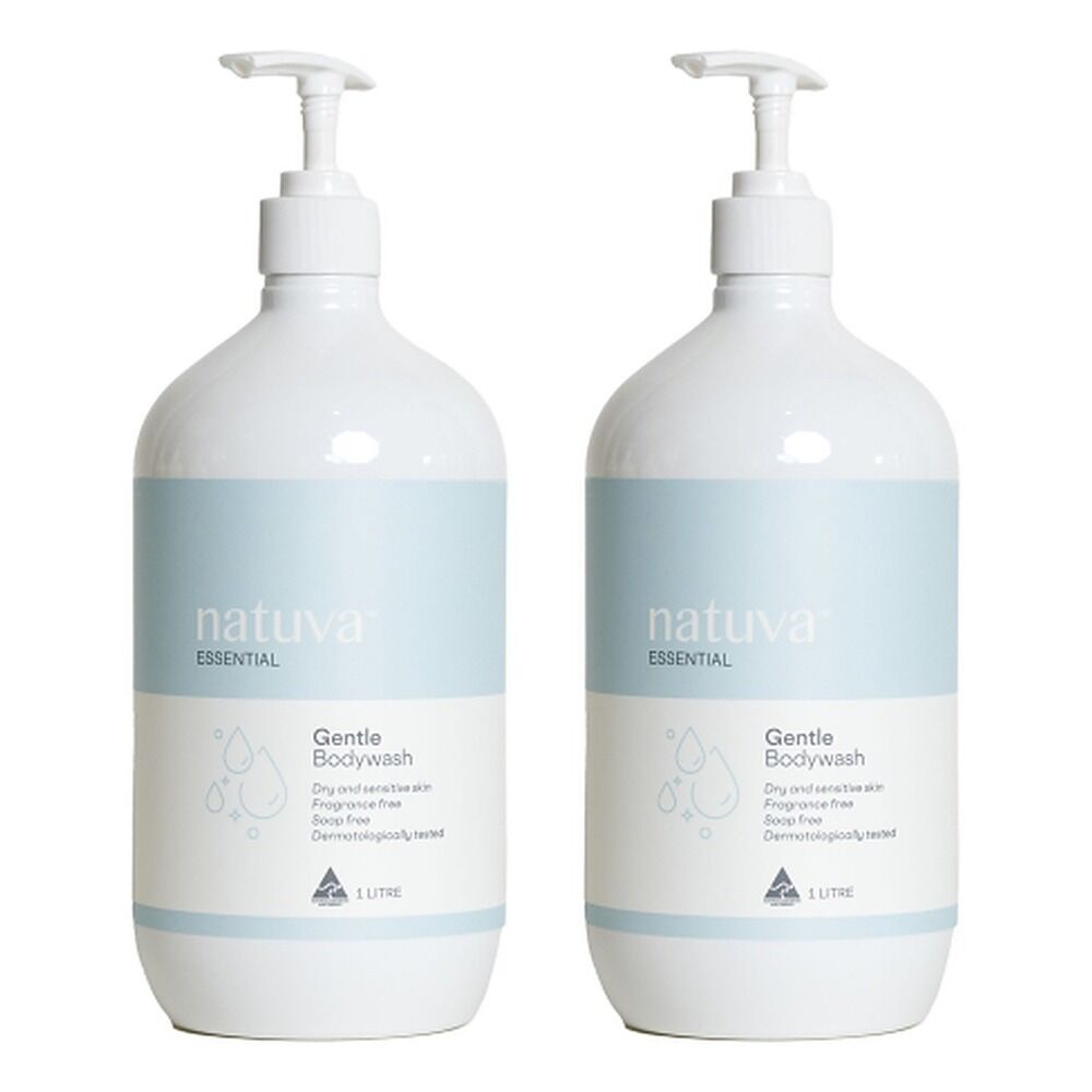 Natuva Body Gentle Wash 1 L Pack of 2