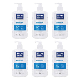 Maxiblock Sun Essential SPF50+ 500mL Pack of 6