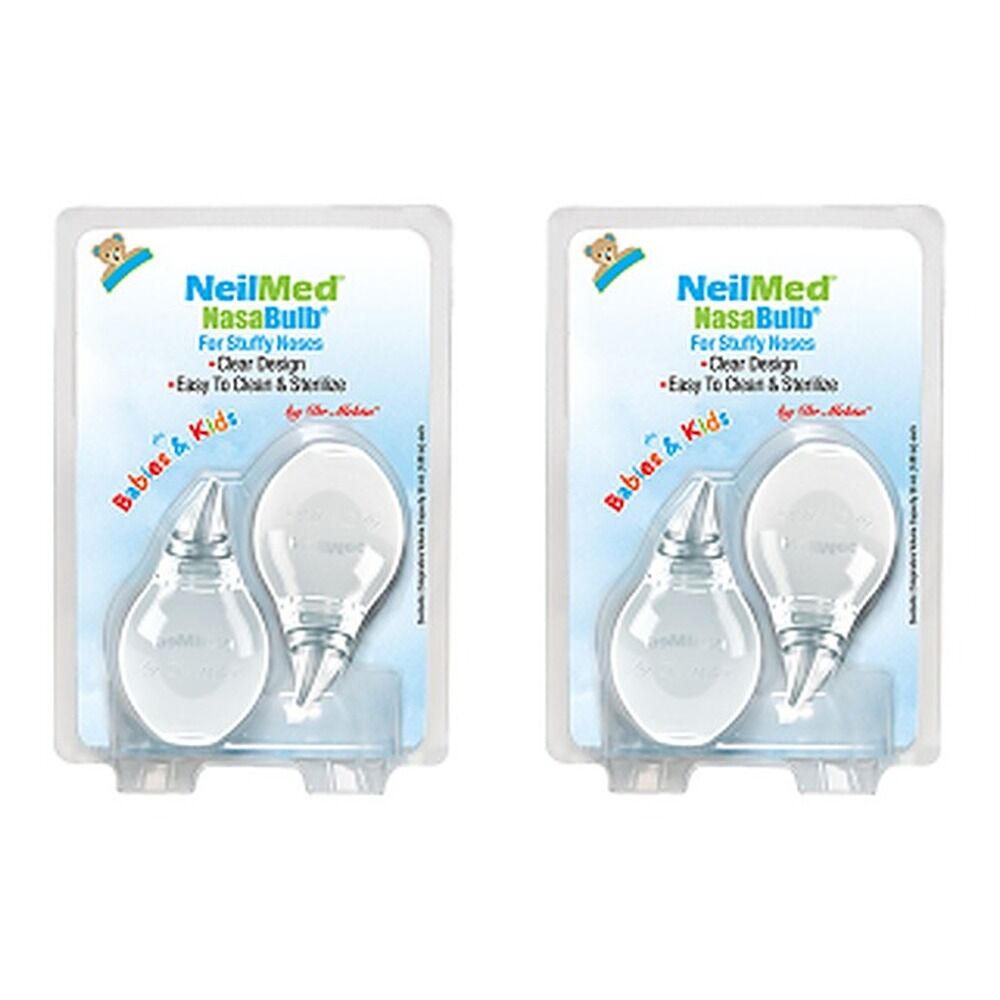 Neilmed Nasabulb Nose Aspirator 2 Pack Bundle of 2