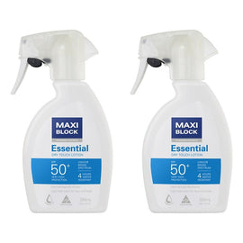 Maxiblock Sun Essential SPF50+ Spray 250mL Pack of 2