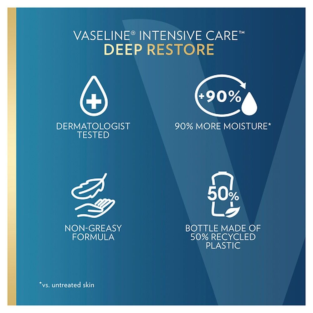 Vaseline Intensive Care Deep Restore Body Lotion 750mL