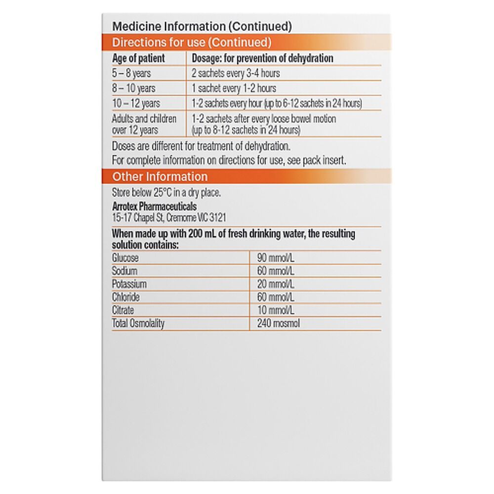 Apohealth Glucose & Electrolytes Orange Flavour 10 Sachets