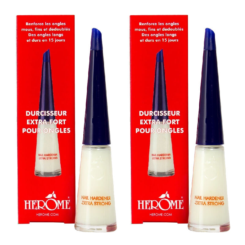 Herome Nail Hardener Extra Strong Base Coat 10ml x 2 for Weak Splitting Nails