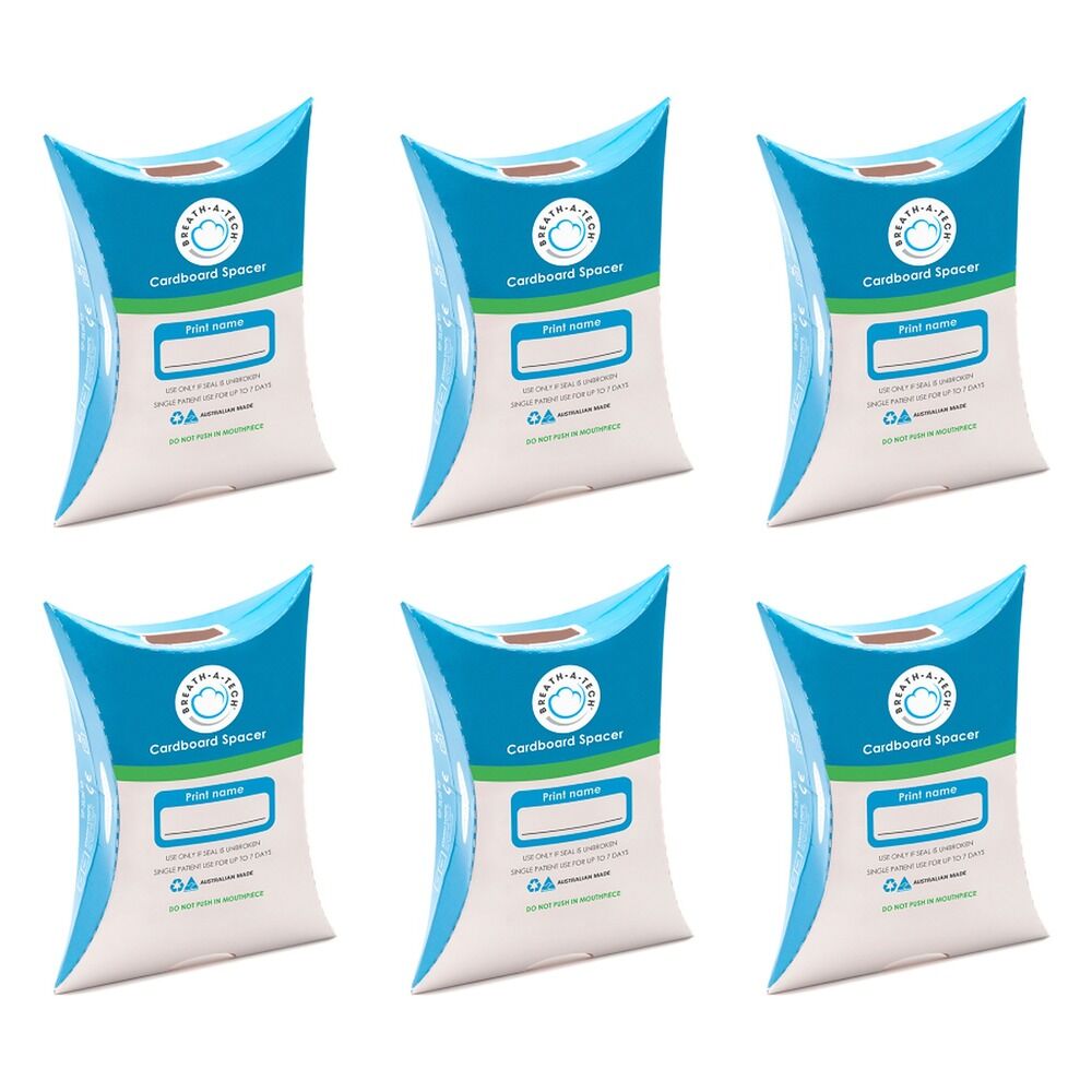 Breath-A-Tech Cardboard Spacer x 10 Bundle of 6
