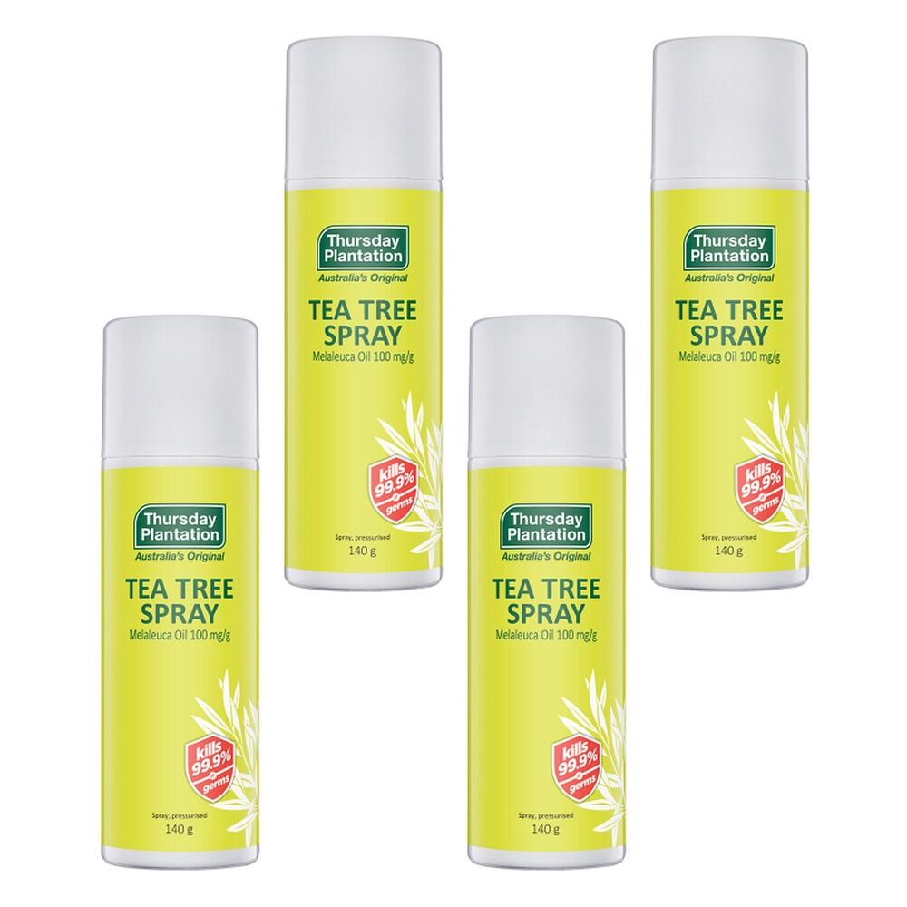 Thursday Plantation Tea Tree Spray Antiseptic 140g Pack of 4