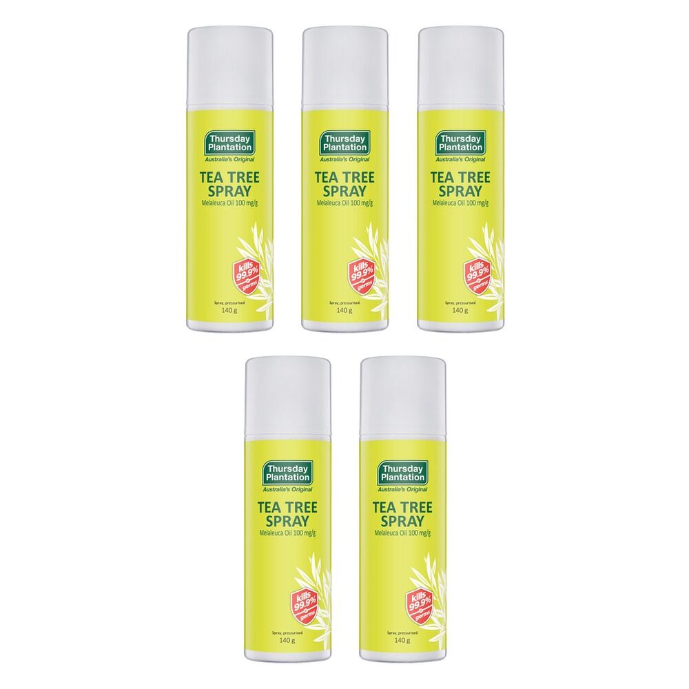 Thursday Plantation Tea Tree Spray Antiseptic 140g Pack of 5
