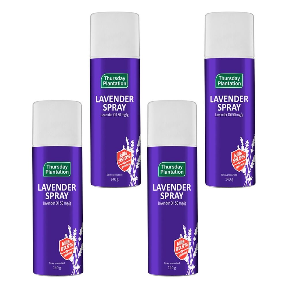 Thursday Plantation Lavender Spray 140g Pack of 4