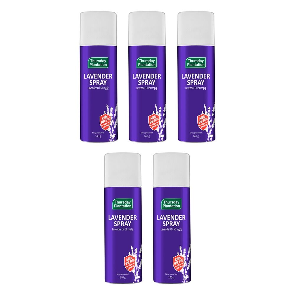 Thursday Plantation Lavender Spray 140g Pack of 5