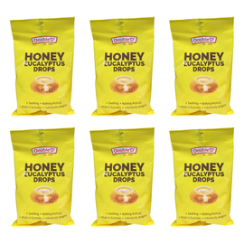 Double D Honey and Eucalyptus Drops 150g Pack of 6