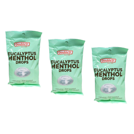 Double D Eucalyptus Drops Soothing Menthol 150g Pack of 3