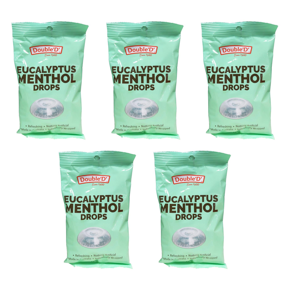 Double D Eucalyptus Menthol Drops 150g Bundle of 5